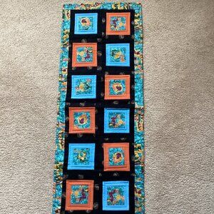 Handmade Rectangle Reversable Table Runner Topper Home Decor Table Linens